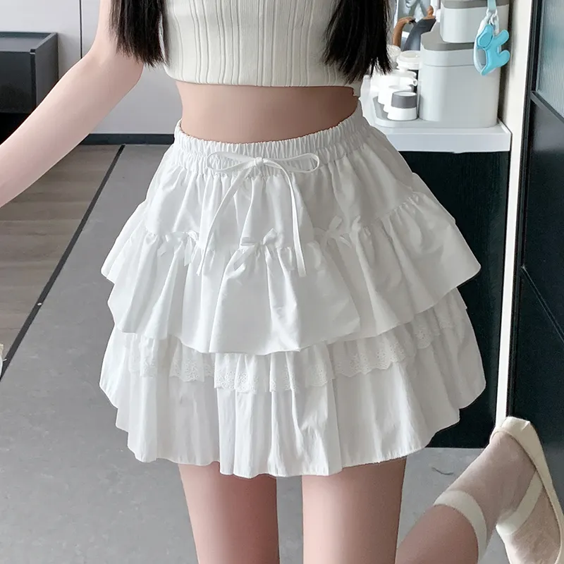 Mu Xiao Xin Casual Short Skirts Women's-2
