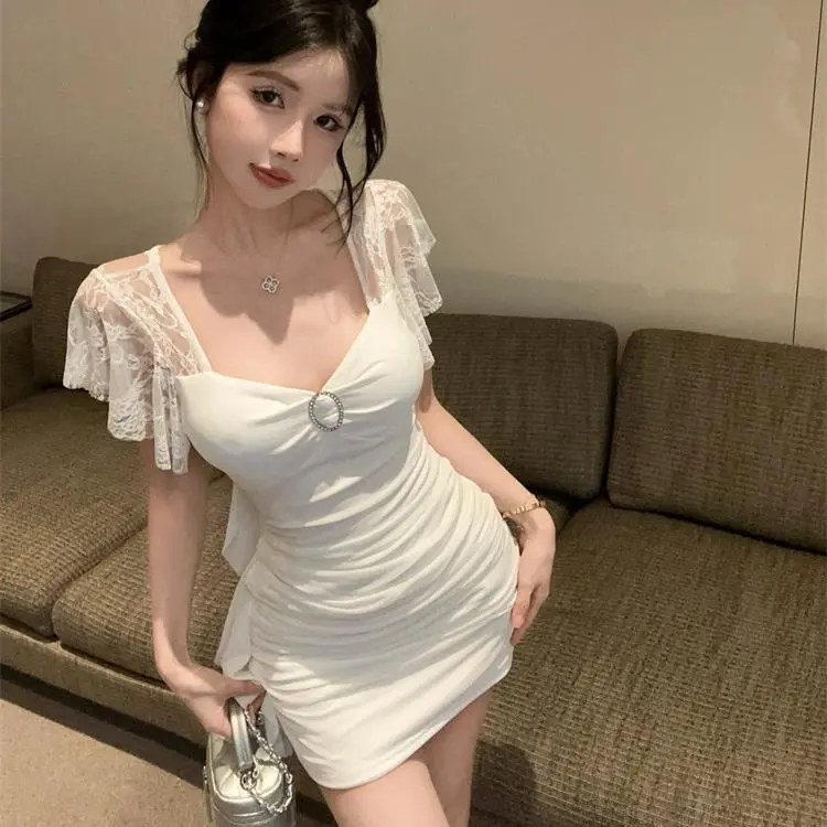 Mu Xiao Xin Short Sleeved Dress Women's-4