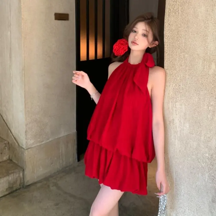 Mu Xiao Xin Sleeveless Dress Women's-2