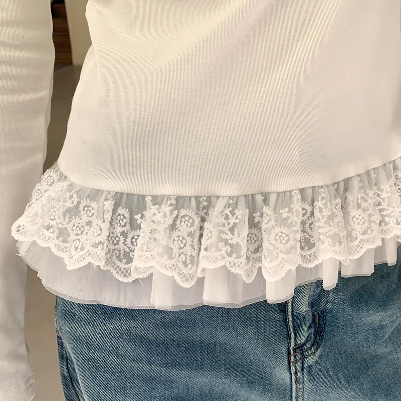 Mu Xiao Xin T Shirts Women's White-5