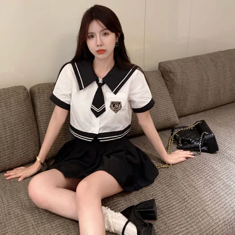 Mu Xiao Xin Two Piece Skirt Sets Women's-6