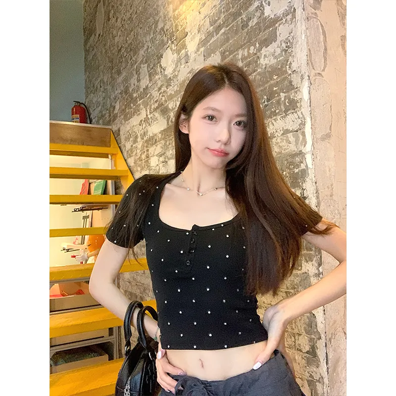 Mu Xiao Xin T Shirts Women's Black-5