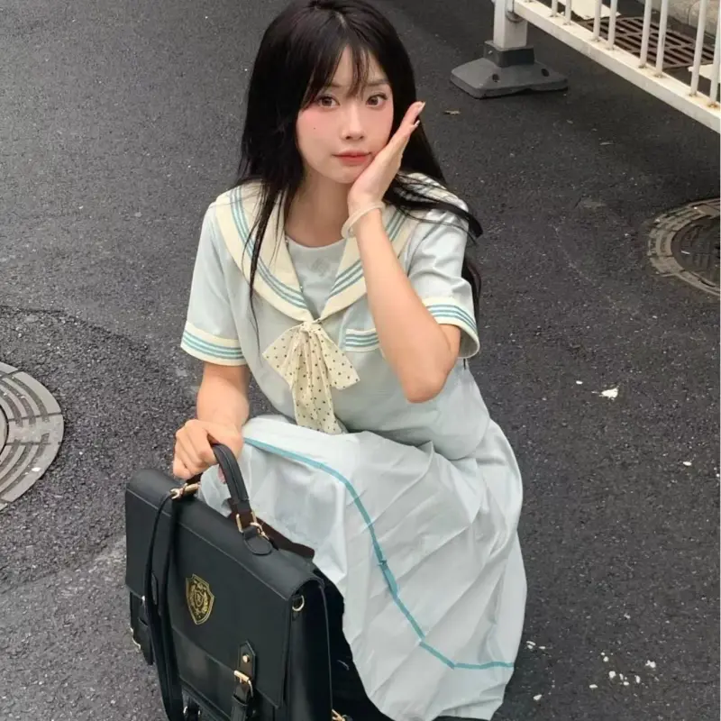 Mu Xiao Xin Two Piece Skirt Sets Women's-6