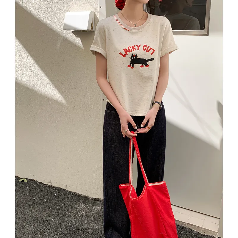 Mu Xiao Xin Regular T Shirt Women's-3