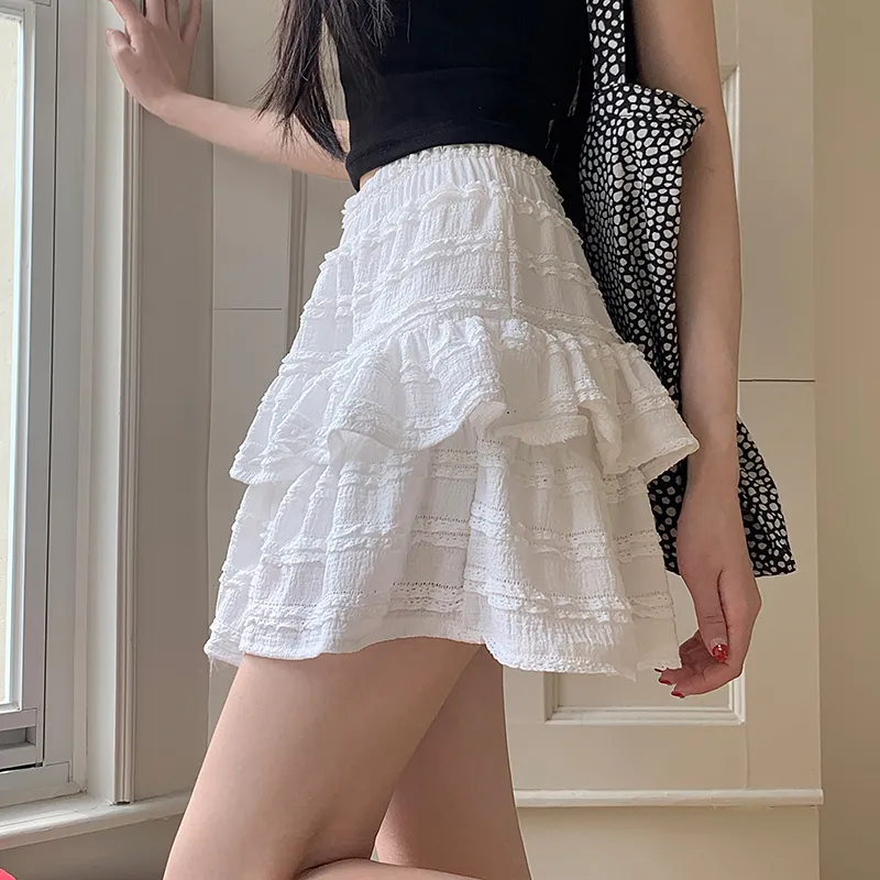 Mu Xiao Xin Casual Short Skirts Women's-3