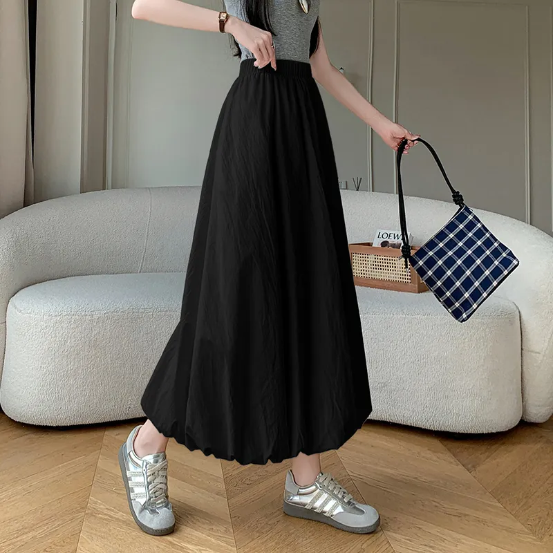 Mu Xiao Xin Casual Long Skirt Women's-7