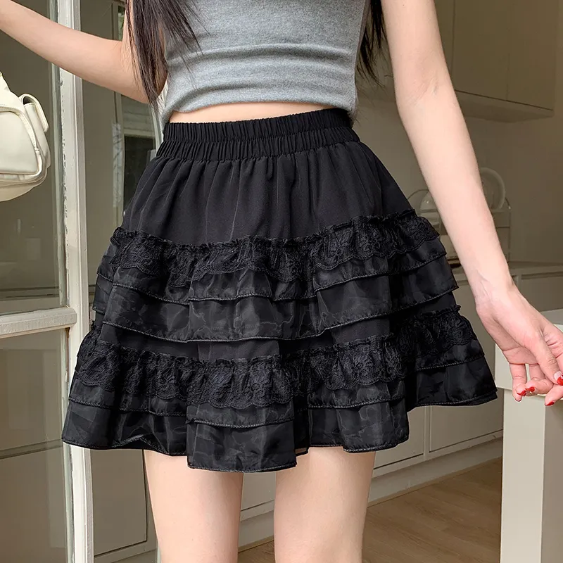 Mu Xiao Xin Casual Short Skirts Women's-2