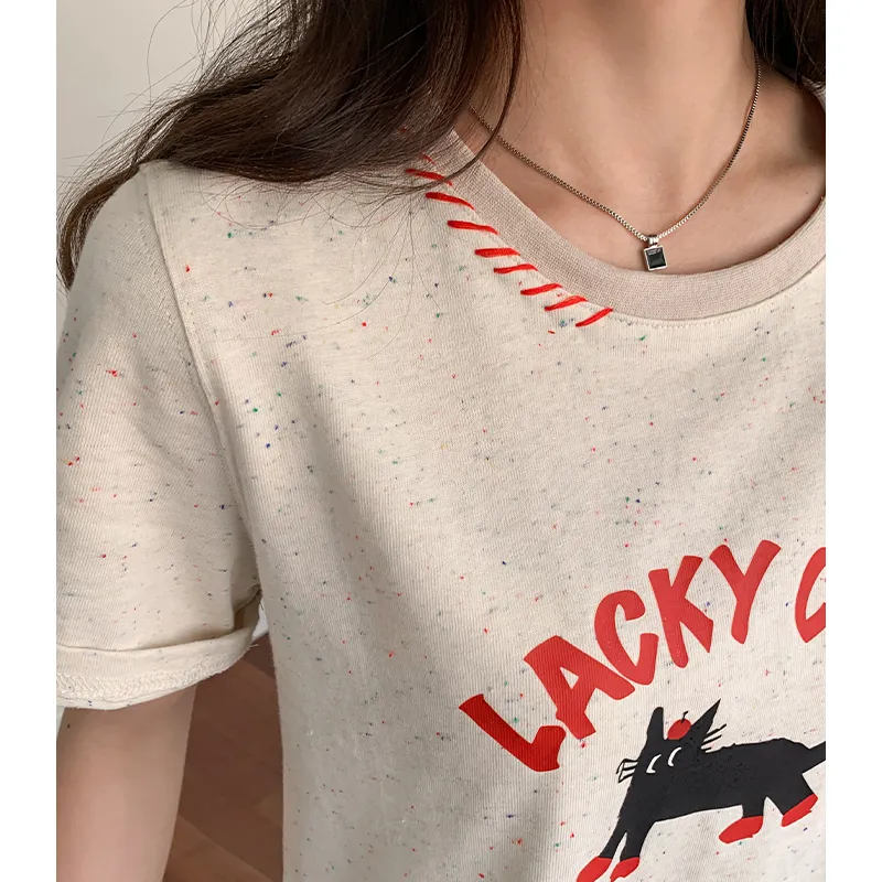 Mu Xiao Xin Regular T Shirt Women's-5
