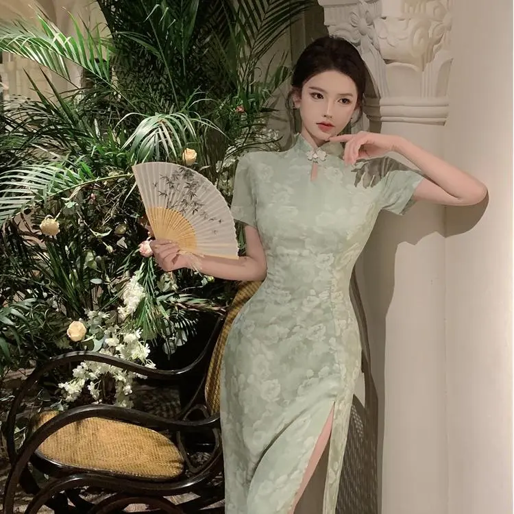 Mu Xiao Xin Short Sleeved Dress Women's-4