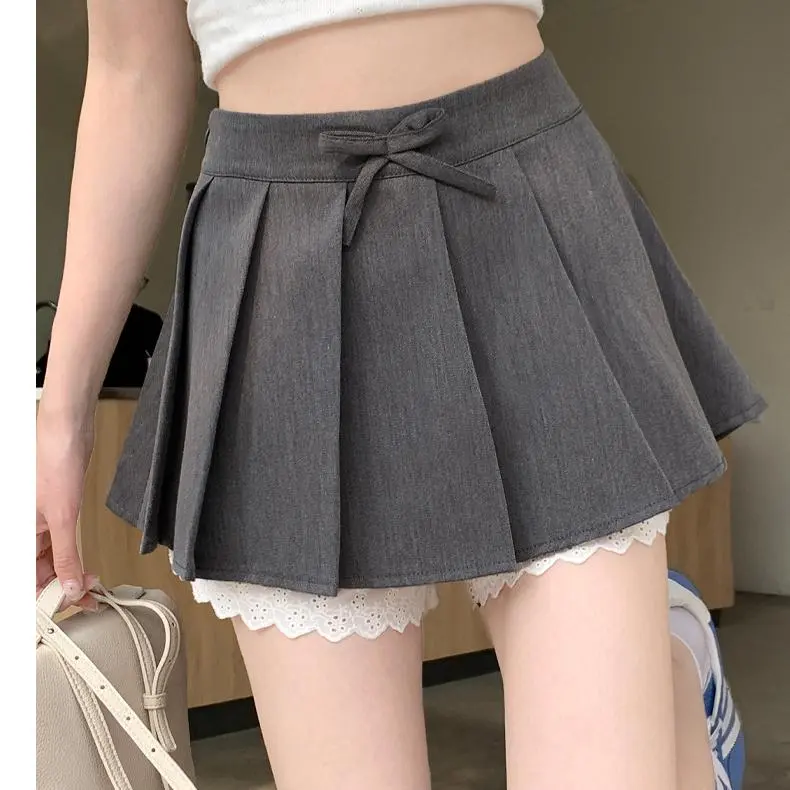 Mu Xiao Xin Casual Short Skirts Women's-9