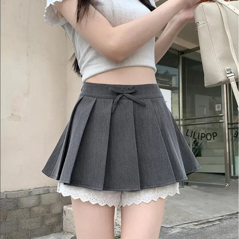 Mu Xiao Xin Casual Short Skirts Women's-8