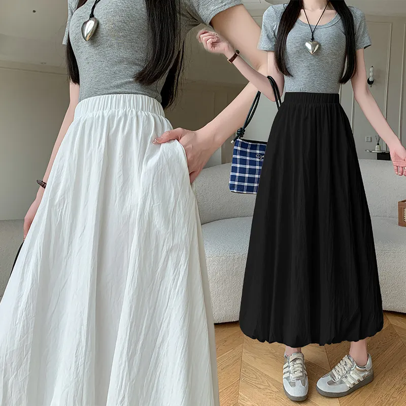Mu Xiao Xin Casual Long Skirt Women's-3