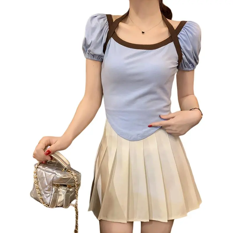 Mu Xiao Xin Set in Sleeve T Shirt Women's-2