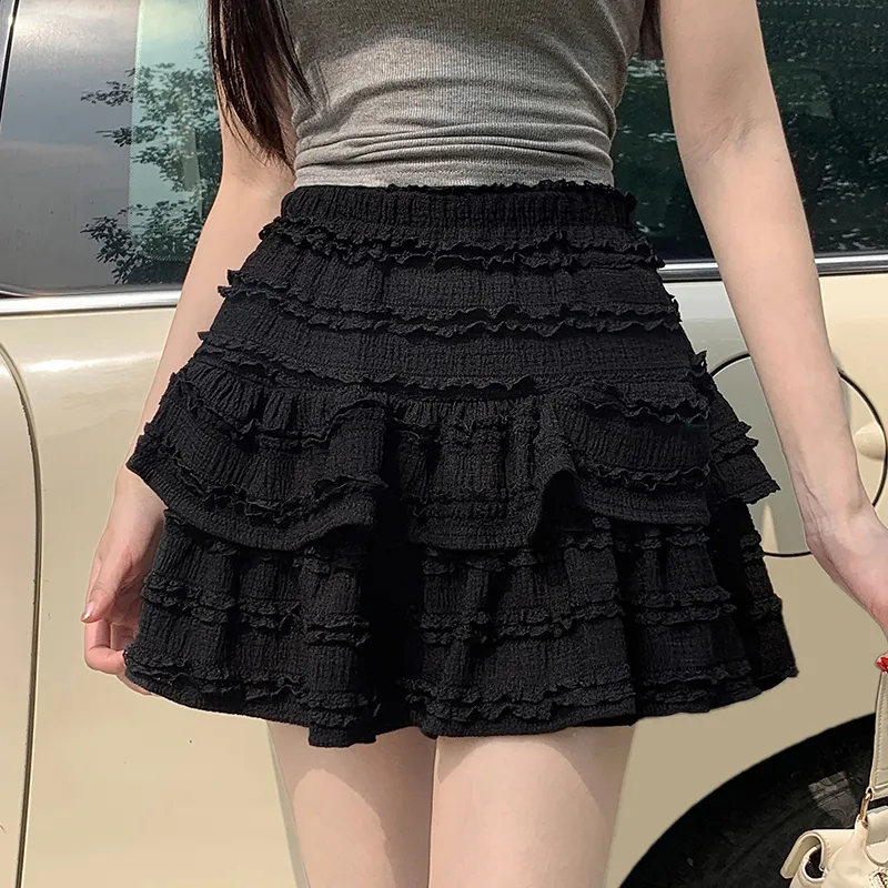 Mu Xiao Xin Casual Short Skirts Women's-8