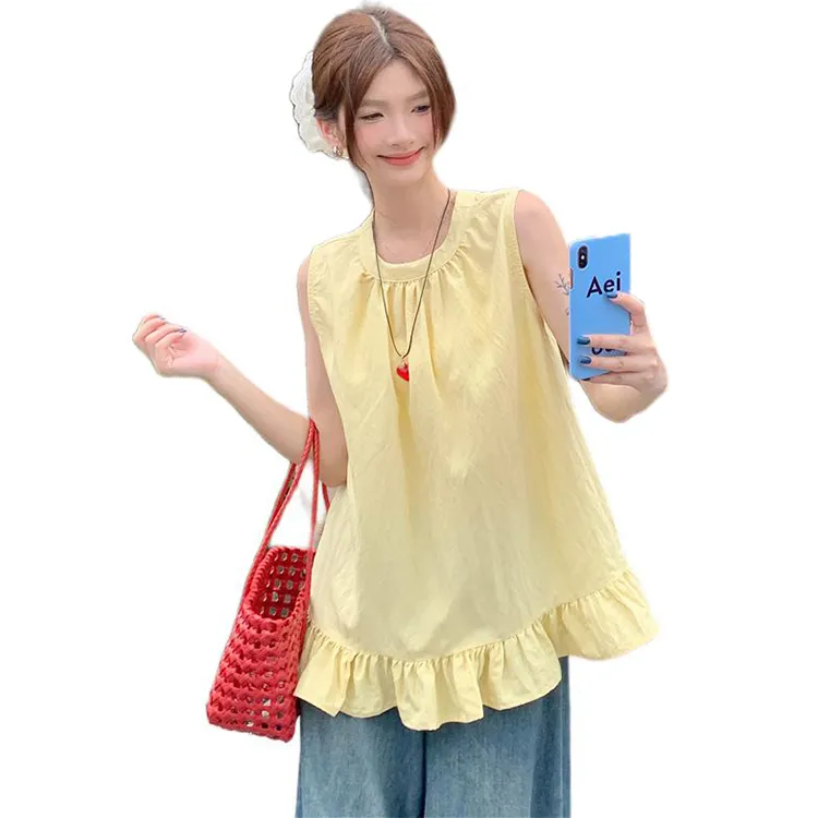 Mu Xiao Xin T Shirts Women's Yellow-2