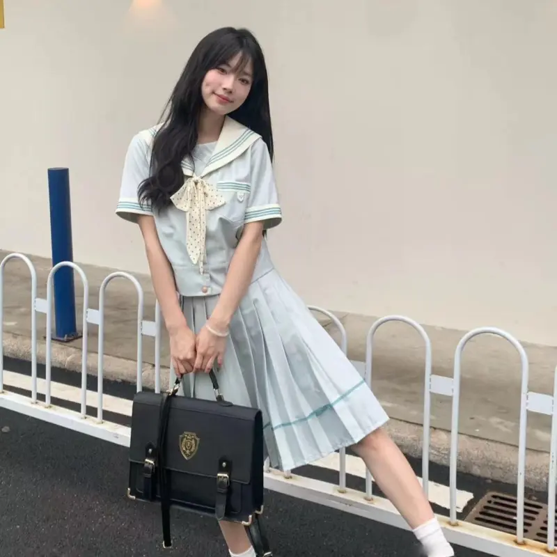 Mu Xiao Xin Two Piece Skirt Sets Women's-5