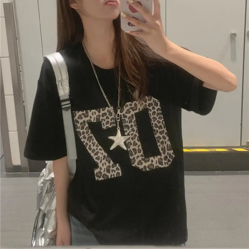 Mu Xiao Xin T Shirts Women's Black-1
