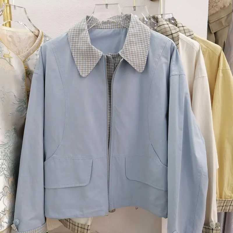 Mu Xiao Xin Cropped Coat Women's-10