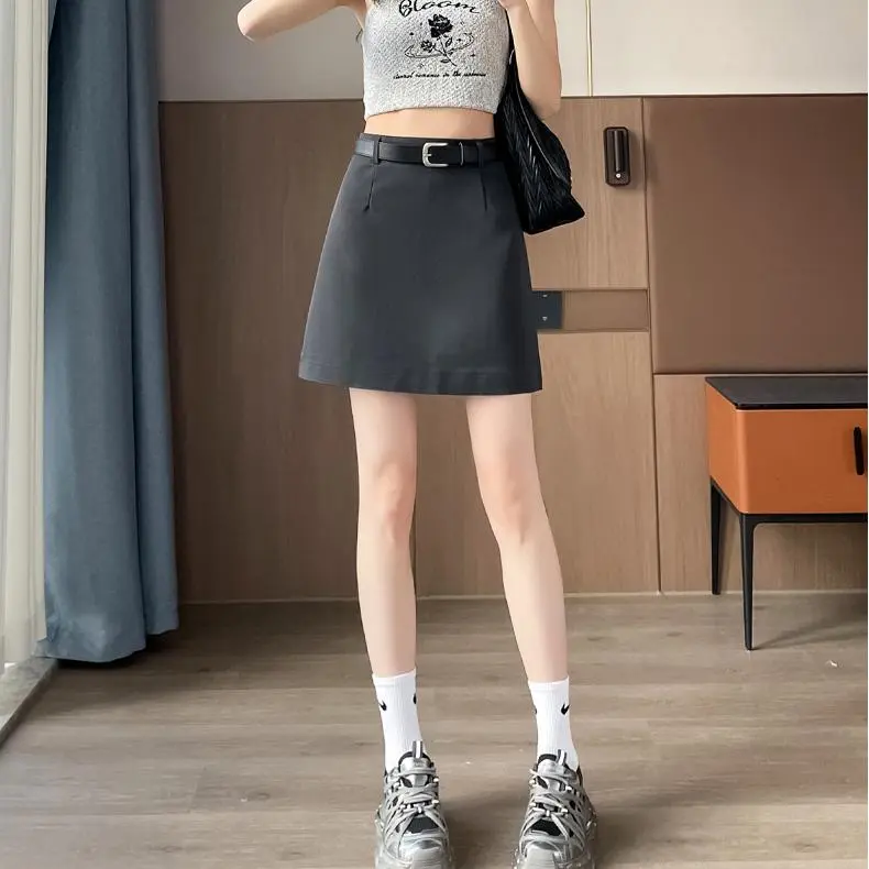 Mu Xiao Xin Casual Short Skirts Women's-3