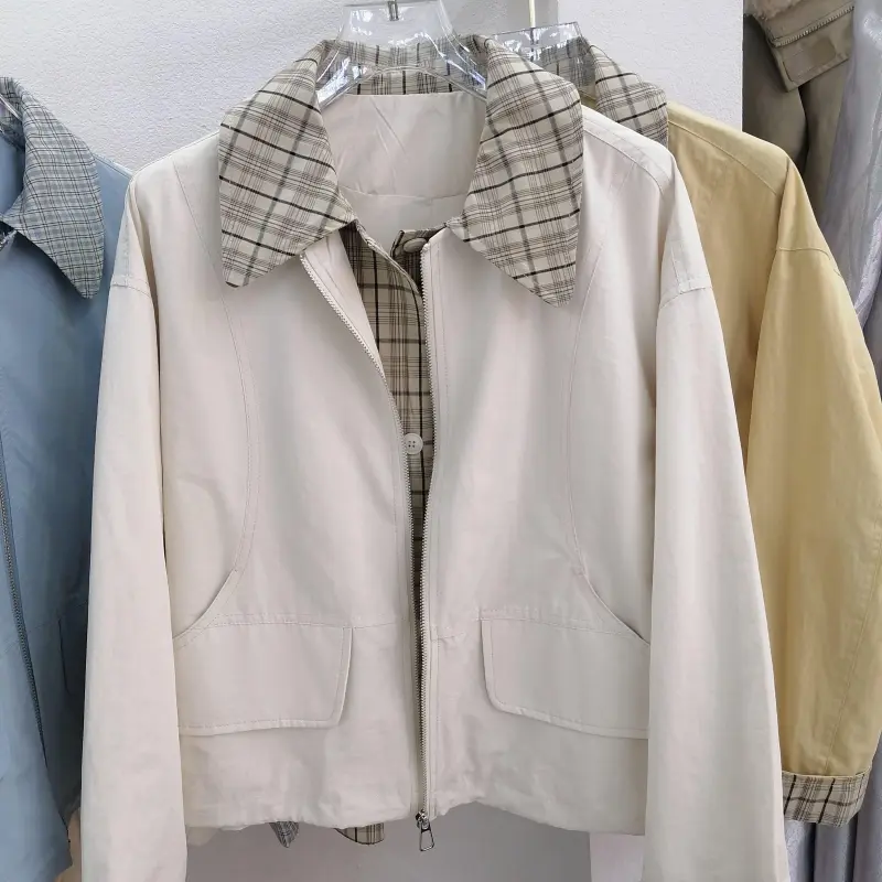 Mu Xiao Xin Cropped Coat Women's-6