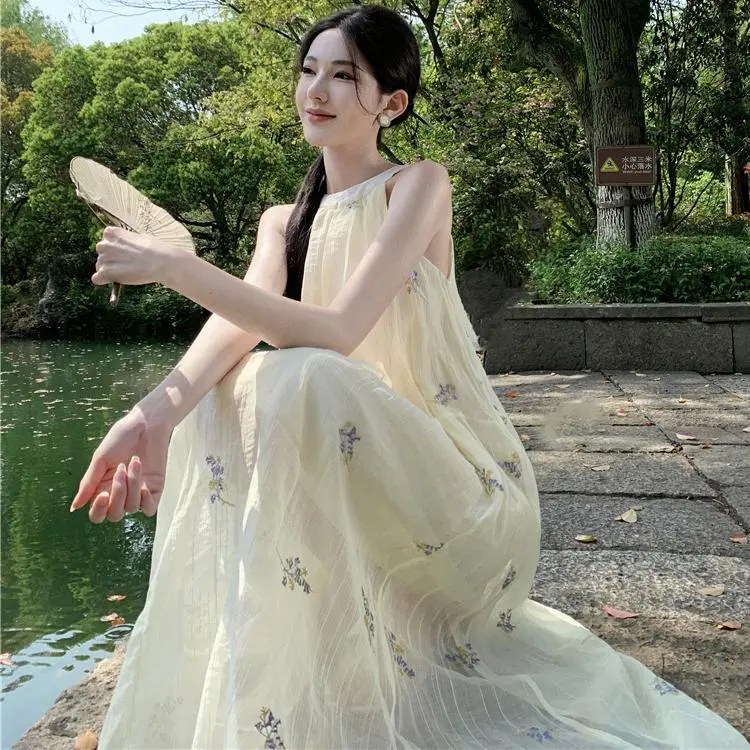 Mu Xiao Xin Sleeveless Dress Women's-2