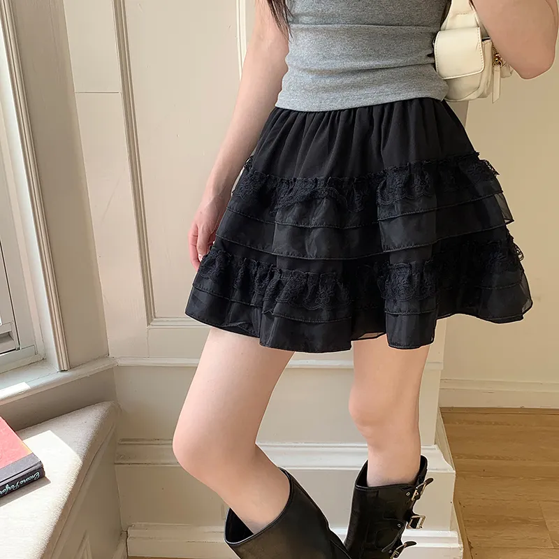Mu Xiao Xin Casual Short Skirts Women's-3