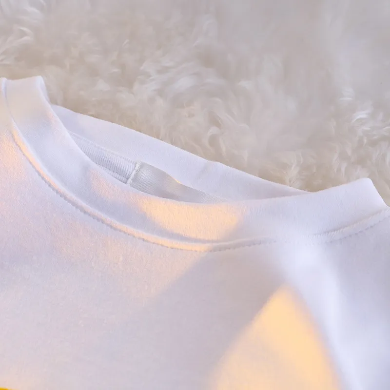 Mu Xiao Xin Drop Shoulder Sleeve T Shirt Women's-5
