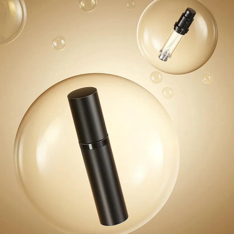 LOUISCHANZL Bottom Refillable Perfume Refill Bottles Squeeze Activated Pump Spray Bottle-35