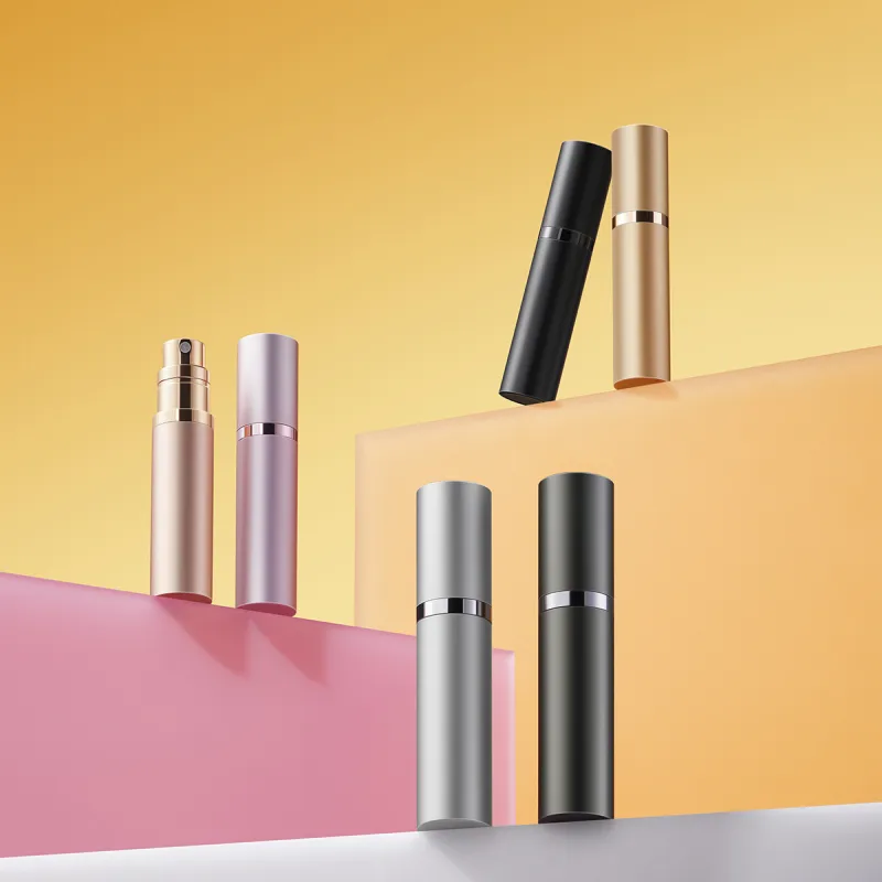 LOUISCHANZL Bottom Refillable Perfume Refill Bottles Squeeze Activated Pump Spray Bottle-2
