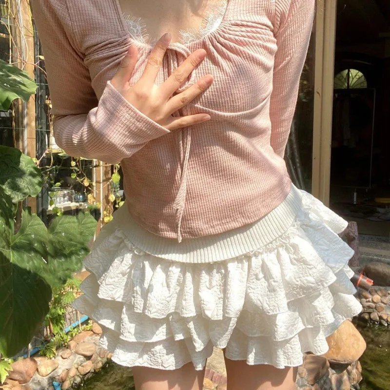 PLUSONEONE+ Casual Short Skirts Women's-1