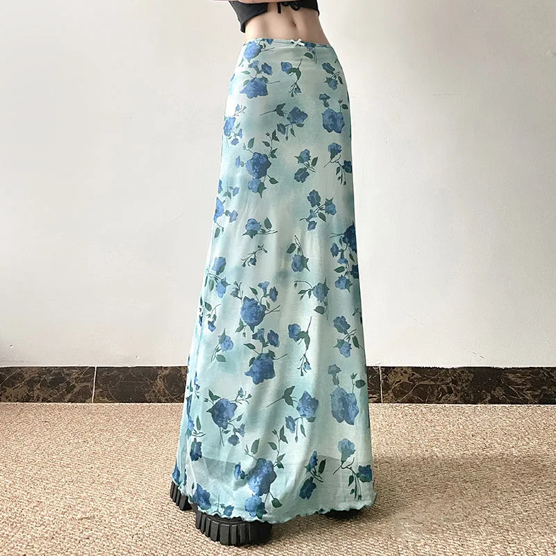 PLUSONEONE+ Casual Long Skirt Women's-2