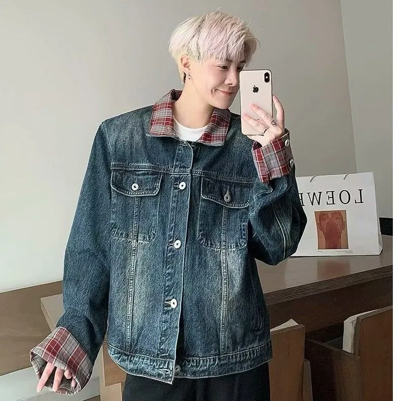 PLUSONEONE+ Denim Jacket Unisex Blue-2