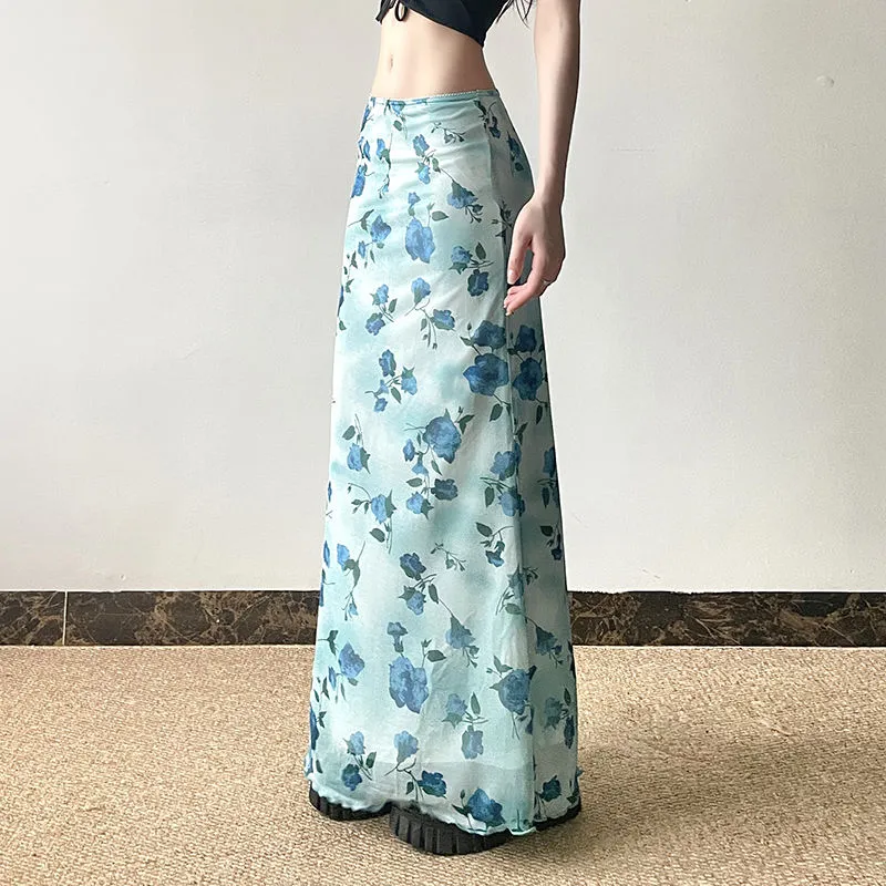 PLUSONEONE+ Casual Long Skirt Women's-4