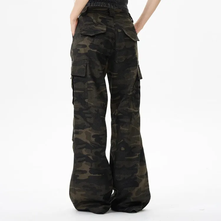 PLUSONEONE+ Cargo Pants Women's Camouflage-2