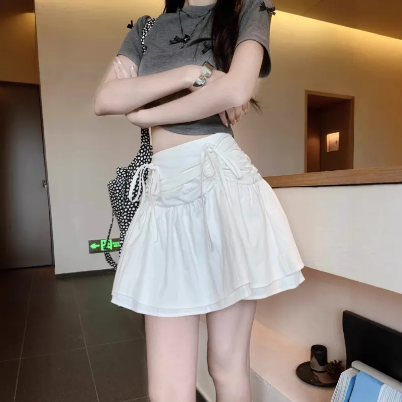 PLUSONEONE+ Casual Short Skirts Women's-2
