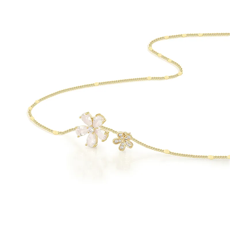 AJIDOU Zircon Necklaces Women's-3
