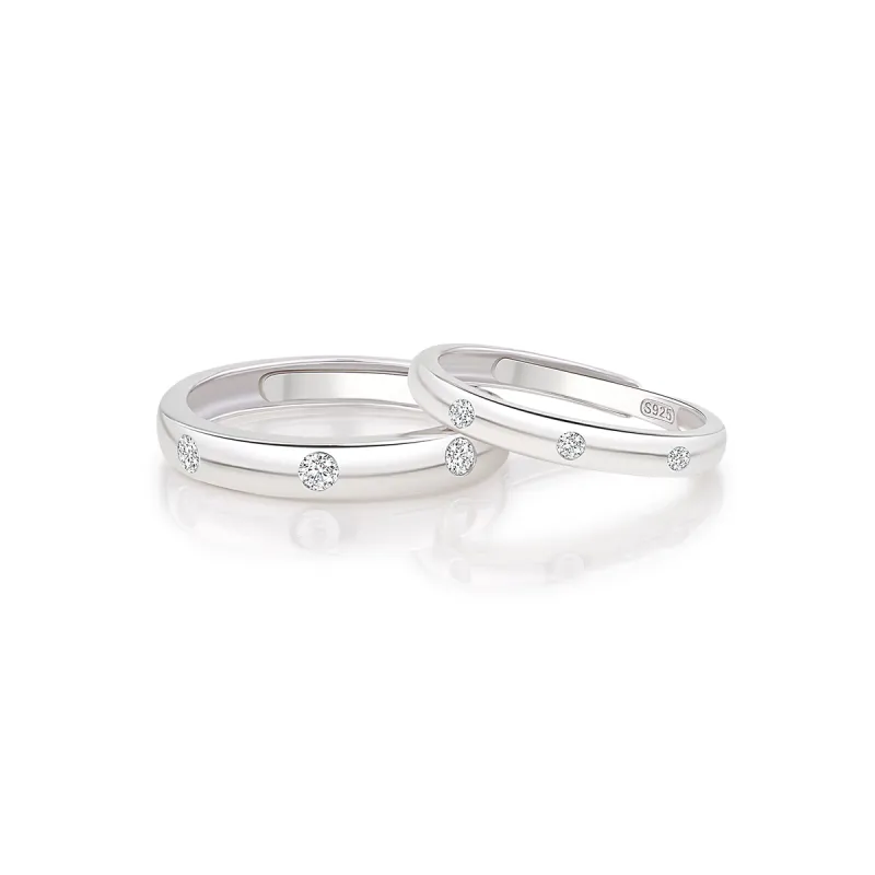 AJIDOU 925 Sterling Silver Rings Unisex-3