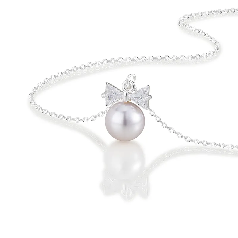 AJIDOU Faux Pearl Necklaces Women's-1