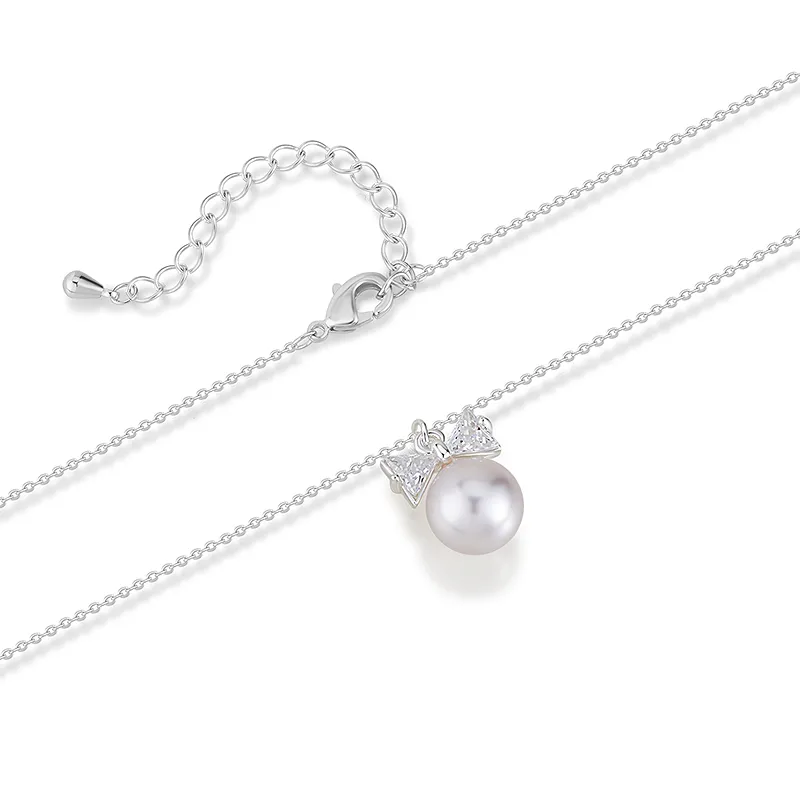 AJIDOU Faux Pearl Necklaces Women's-3