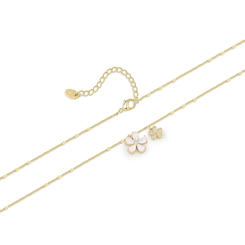 AJIDOU Zircon Necklaces Women's-2
