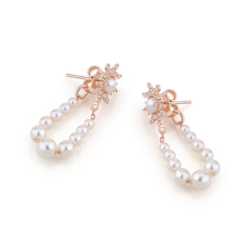 AJIDOU S925 Silver Earrings Women's-2