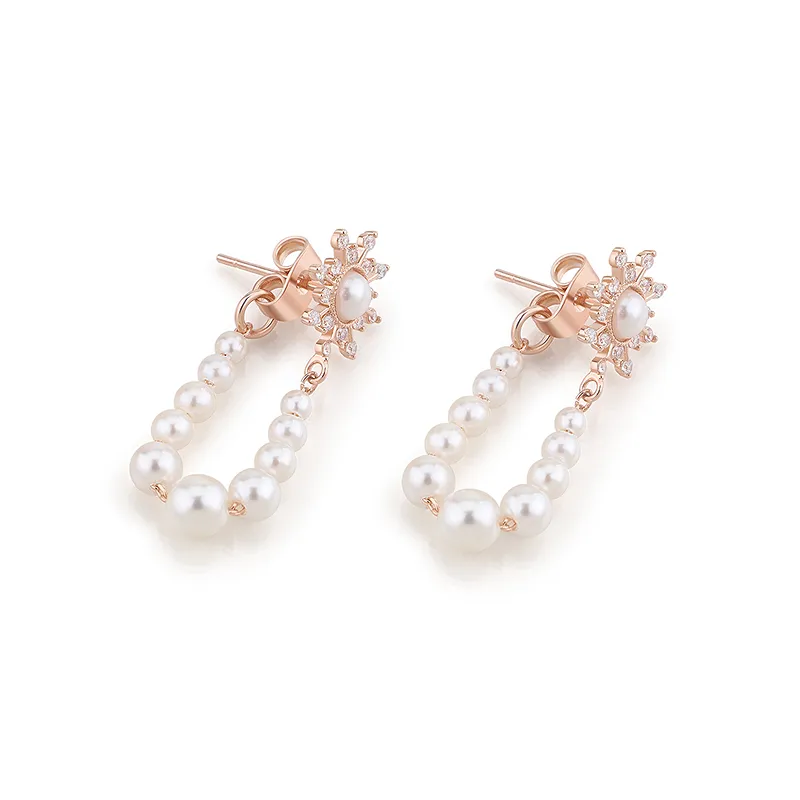 AJIDOU S925 Silver Earrings Women's-3
