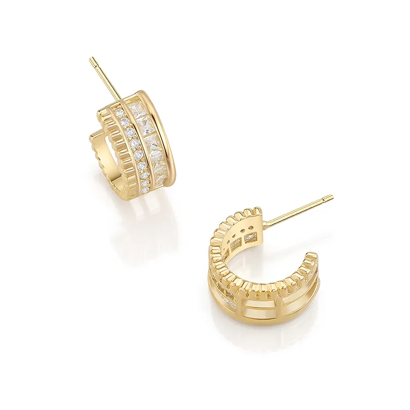 AJIDOU S925 Silver Earrings Women's-2