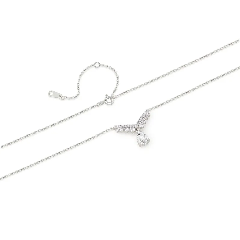 AJIDOU Synthetic Cubic Zirconia Necklaces Women's-1