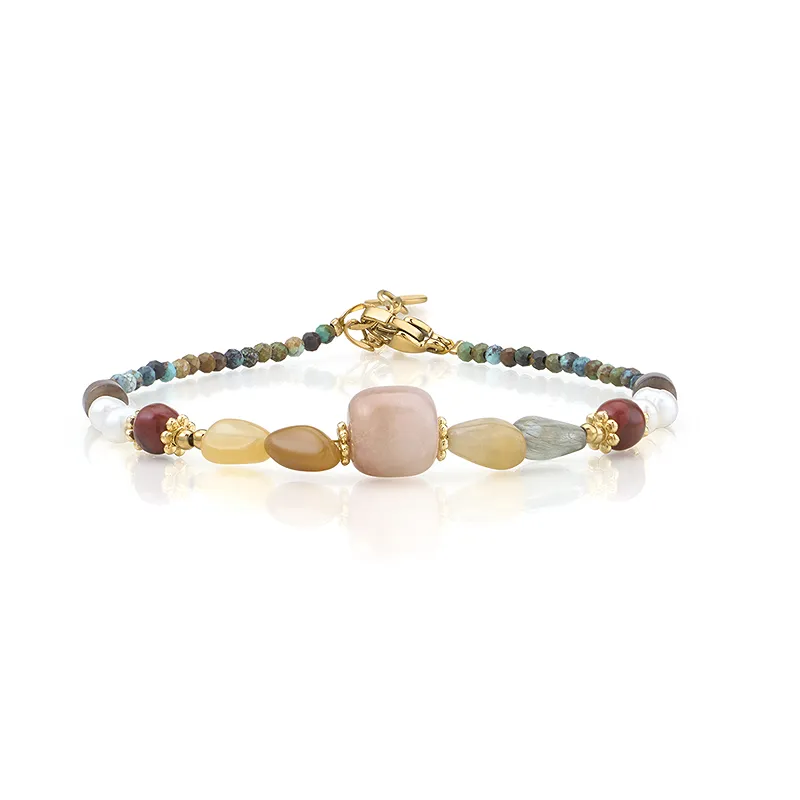 AJIDOU Turquoise Bracelets Women's-2