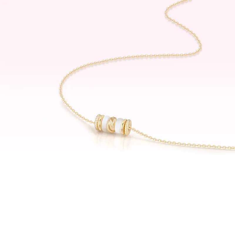 AJIDOU S925 Silver Necklaces Women's Gold-2