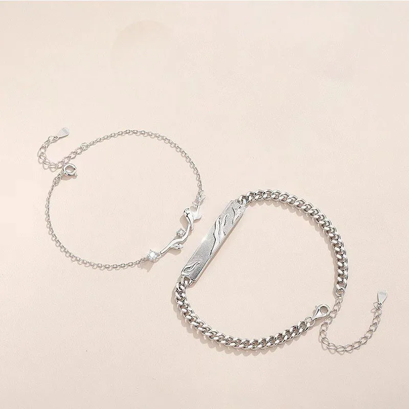 Zocai 925 Sterling Silver Bracelets Unisex-6