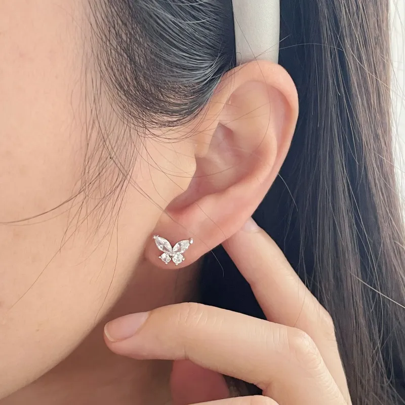 Zocai S925 Silver Stud Earrings Women's-4
