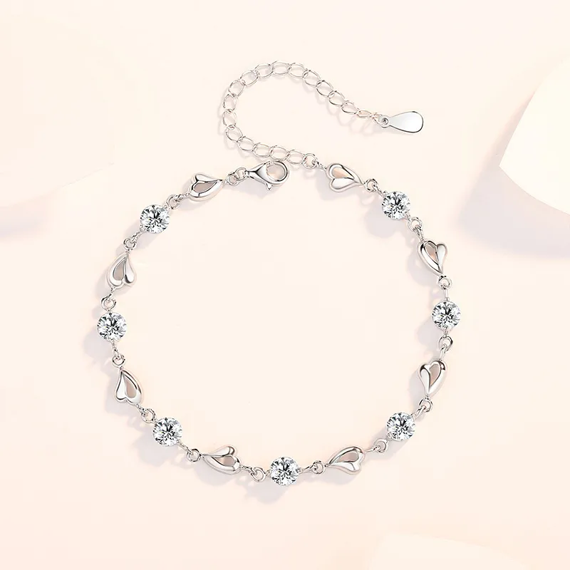 Zocai S999 Fine Silver Pure Silver Bracelets Women's-5