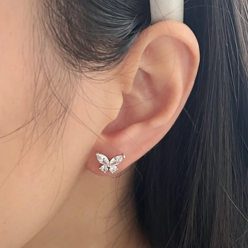 Zocai S925 Silver Stud Earrings Women's-3